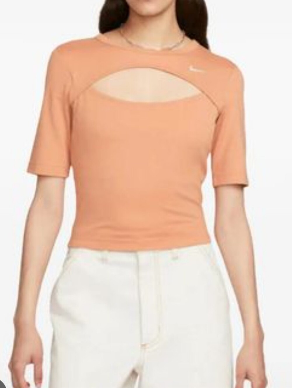 NIKE Women's Sportswear Essentials 1/2" Sleeve Top XL